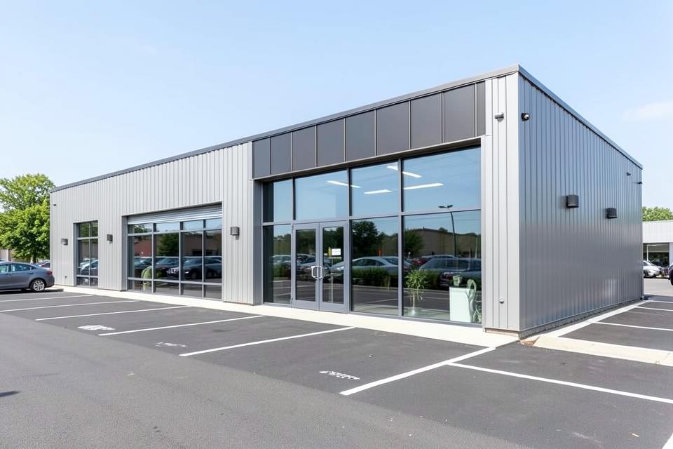 Commercial buildings project example