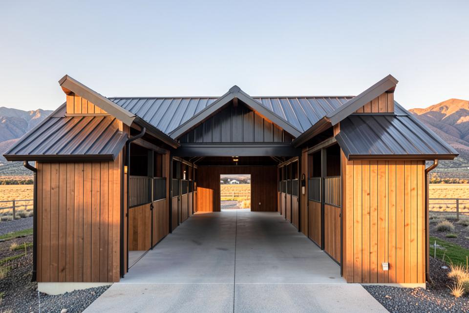 Horse barns & stall barns project example